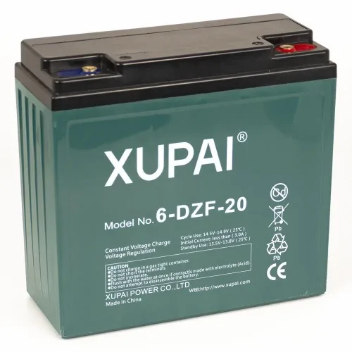 Baterie semitractiune Deep Cycle Xupai 6-DZF-20, 12V 20Ah VRLA GEL pentru scutere si tricicluri electrice